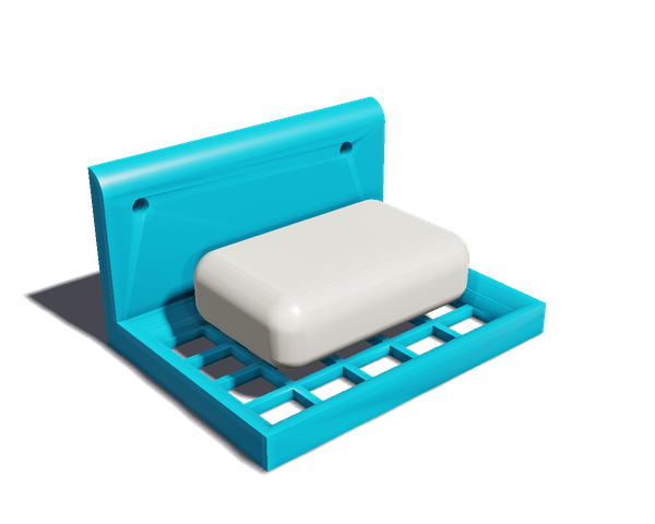 Wall-Mounted Soap Dish