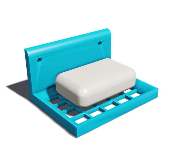 Wall-Mounted Soap Dish