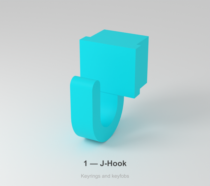 Key Holder Spare Insert, the J-hook