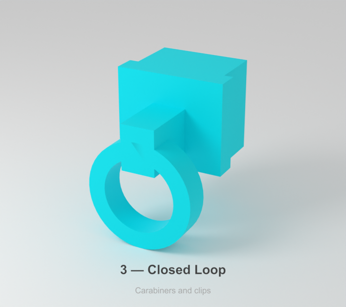 Key Holder Spare Insert, the closed loop