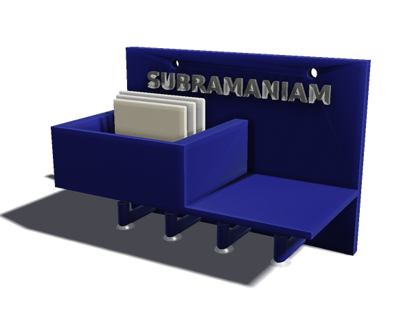 Key & Mail Wall Holder view 3